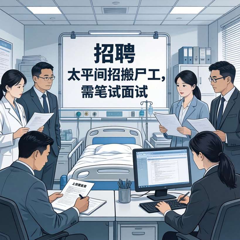 2026年，一则关于医院回应太平间招搬尸工需笔试面试的新闻在网络上引发热议。这一事件不仅揭示了殡葬行业人才招聘的新动态，