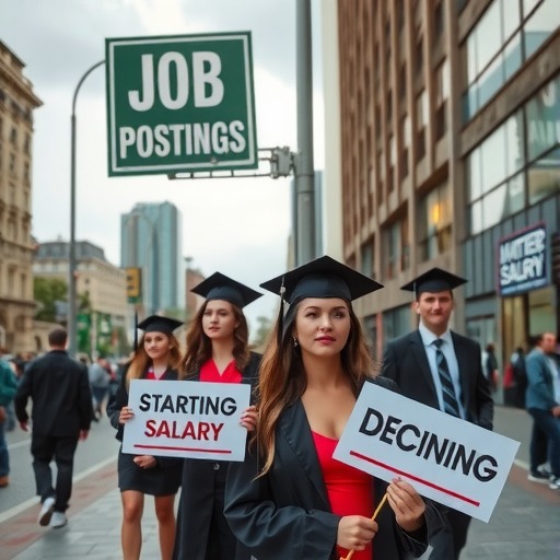 毕业生起薪点下降的社会风险