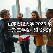 山东财经大学 2026 硕士招生章程：财经类报考必看！（图1）