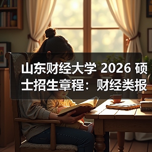 山东财经大学 2026 硕士招生章程：财经类报考必看！（图2）