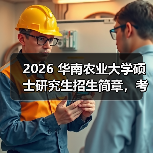 2026 华南农业大学硕士研究生招生简章,考研报考要点速览!(图1) 2026 华南农业大学硕士研究生招生简章,考研报考要点速览!(图1)