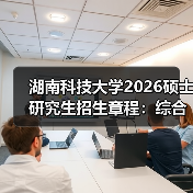 湖南科技大学2026硕士研究生招生章程:综合强校特色超亮眼!(图3) 湖南科技大学2026硕士研究生招生章程:综合强校特色超亮眼!(图3)