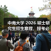 中南大学 2026 硕士研究生招生章程,报考必看(图2) 中南大学 2026 硕士研究生招生章程,报考必看(图2)