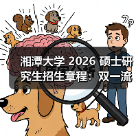 湘潭大学 2026 硕士研究生招生章程:双一流特色超鲜明!(图2) 湘潭大学 2026 硕士研究生招生章程:双一流特色超鲜明!(图2)