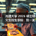 湘潭大学 2026 硕士研究生招生章程:双一流特色超鲜明!(图3) 湘潭大学 2026 硕士研究生招生章程:双一流特色超鲜明!(图3)