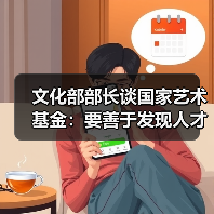 文化部部长谈国家艺术基金:要善于发现人才(图1) 文化部部长谈国家艺术基金:要善于发现人才(图1)