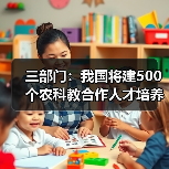 三部门:我国将建500个农科教合作人才培养基地(图2) 三部门:我国将建500个农科教合作人才培养基地(图2)