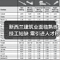 新西兰建筑业面临熟练技工短缺 需引进人才移民(图3) 新西兰建筑业面临熟练技工短缺 需引进人才移民(图3)
