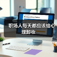 职场人每天都应该给心理卸妆(图2) 职场人每天都应该给心理卸妆(图2)