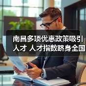 南昌多项优惠政策吸引人才 人才指数跻身全国前十(图3) 南昌多项优惠政策吸引人才 人才指数跻身全国前十(图3)
