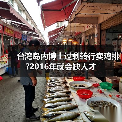 台湾岛内博士过剩转行卖鸡排?2016年就会缺人才（图4）