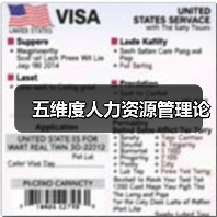 五维度人力资源管理论（图1）