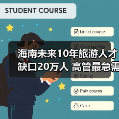 海南未来10年旅游人才缺口20万人 高管最急需（图3）