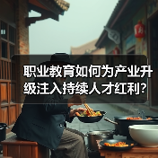 职业教育如何为产业升级注入持续人才红利？