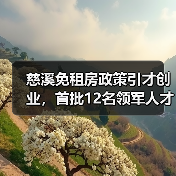 慈溪免租房政策引才创业,首批12名领军人才入住(图2) 慈溪免租房政策引才创业,首批12名领军人才入住(图2)