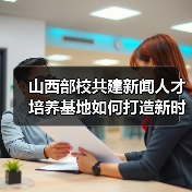 山西部校共建新闻人才培养基地如何打造新时代新闻人才?(图1) 山西部校共建新闻人才培养基地如何打造新时代新闻人才?(图1)