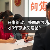 日本新政：外国高级人才3年享永久居留？（图3）