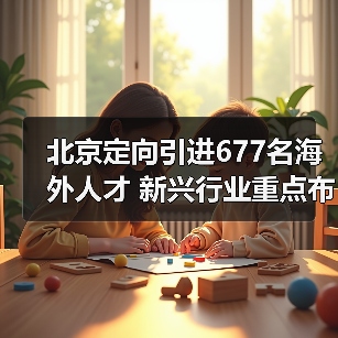 北京定向引进677名海外人才 新兴行业重点布局方向分析（图2）