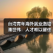 台湾青年海外就业激增 潘世伟:人才难以留住(图4) 台湾青年海外就业激增 潘世伟:人才难以留住(图4)