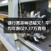 银行高薪神话破灭？平均年薪仅9.37万真相（图2）