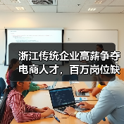 浙江传统企业高薪争夺电商人才,百万岗位缺口凸显(图3) 浙江传统企业高薪争夺电商人才,百万岗位缺口凸显(图3)