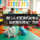 澳门人才留澳机制争议：如何吸引精英？为何难以留住？（图4）