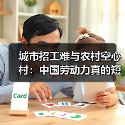 城市招工难与农村空心村：中国劳动力真的短缺吗