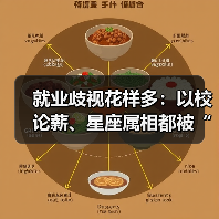 就业歧视花样多：以校论薪、星座属相都被“看（图1）