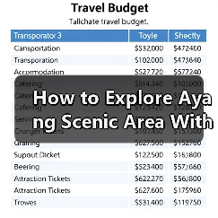 How to Explore Ayang Scenic Area Without a Tour Group? A Complete Self-Guided Travel Guide（图4）