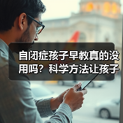 自闭症孩子早教真的没用吗？科学方法让孩子进步更快