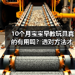 10个月宝宝早教玩具真的有用吗？选对方法才能事半功倍