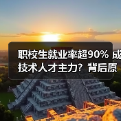 职校生就业率超90% 成技术人才主力？背后原因令人意外