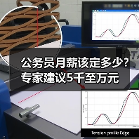 公务员月薪该定多少?专家建议5千至万元(图2) 公务员月薪该定多少?专家建议5千至万元(图2)
