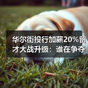 华尔街投行加薪20%留才大战升级：谁在争夺人才？（图4）