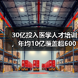 30亿投入医学人才培训,年均10亿覆盖超600万人次(图1) 30亿投入医学人才培训,年均10亿覆盖超600万人次(图1)