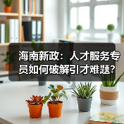 海南新政:人才服务专员如何破解引才难题?(图3) 海南新政:人才服务专员如何破解引才难题?(图3)