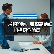 求职陷阱:警惕高薪低门槛职位骗局(图3) 求职陷阱:警惕高薪低门槛职位骗局(图3)