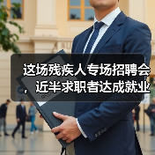 这场残疾人专场招聘会,近半求职者达成就业意向(图1) 这场残疾人专场招聘会,近半求职者达成就业意向(图1)