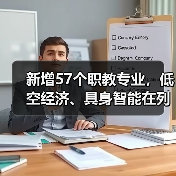 新增57个职教专业，低空经济、具身智能在列（图2）