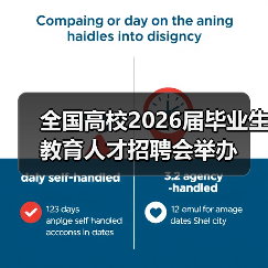全国高校2026届毕业生教育人才招聘会举办（图3）