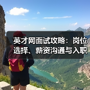英才网面试攻略:岗位选择、薪资沟通与入职确认技巧(图4) 英才网面试攻略:岗位选择、薪资沟通与入职确认技巧(图4)
