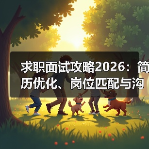 求职面试攻略2026:简历优化、岗位匹配与沟通技巧(图3) 求职面试攻略2026:简历优化、岗位匹配与沟通技巧(图3)