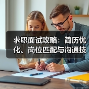 求职面试攻略：简历优化、岗位匹配与沟通技巧三步走（图3）