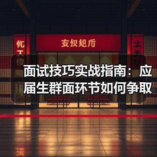 面试技巧实战指南：应届生群面环节如何争取发言机会