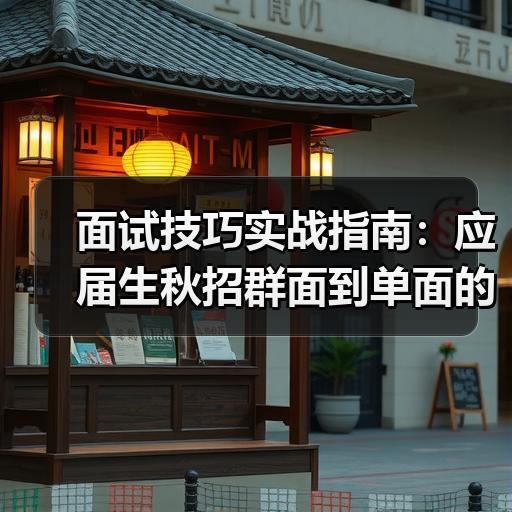面试技巧实战指南：应届生秋招群面到单面的完整应对方法