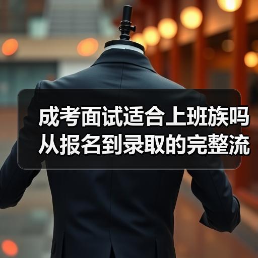成考面试适合上班族吗从报名到录取的完整流程解析