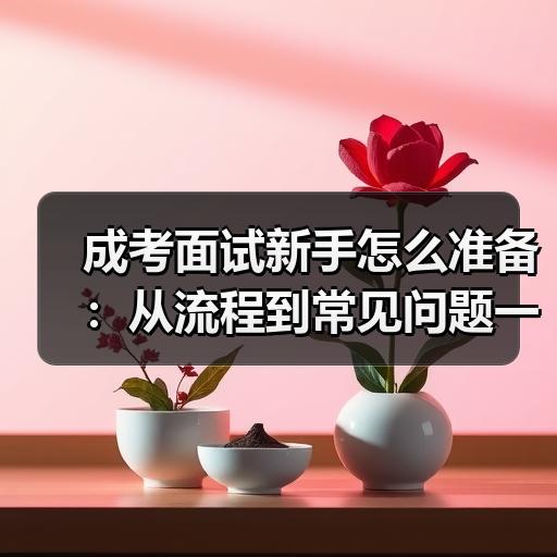 成考面试新手怎么准备：从流程到常见问题一次理清