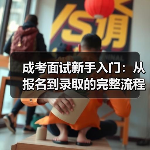 成考面试新手入门：从报名到录取的完整流程与常见问题